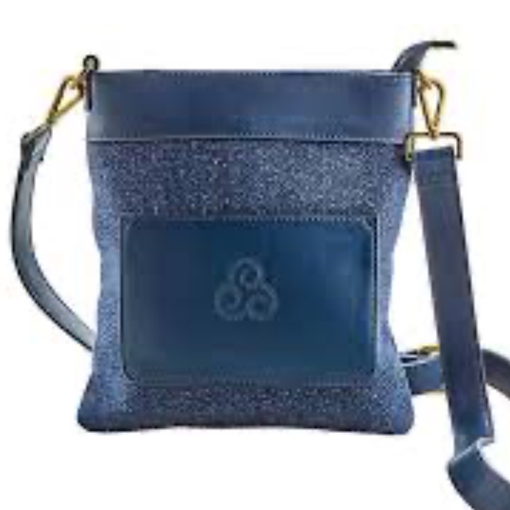 Acorn Blue Crossbody Bag